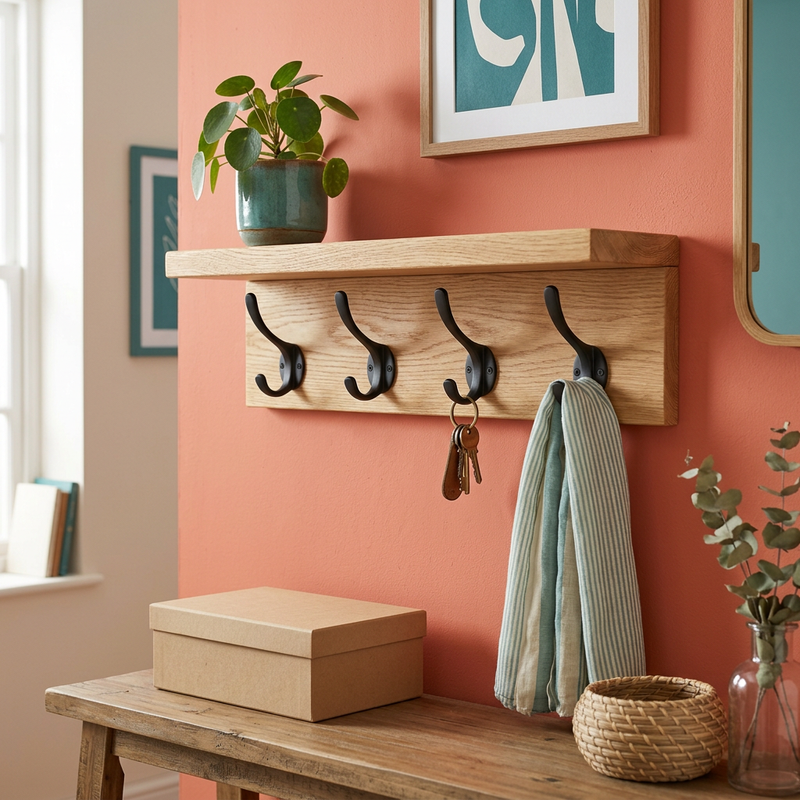 Entryway Shelf and Valet Tray Set