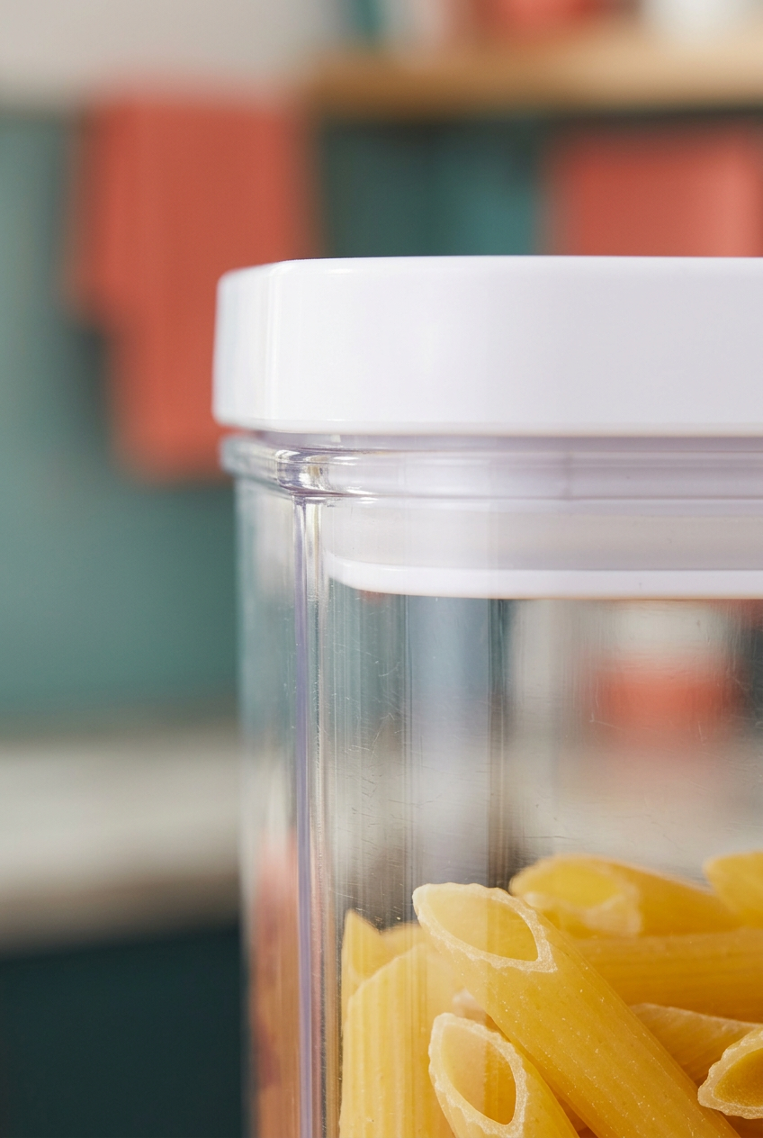 Stackable Clear Pantry Canister Set