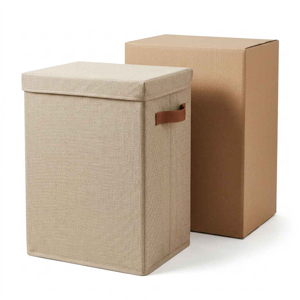 Lidded Foldable Laundry Hamper