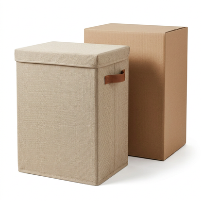 Lidded Foldable Laundry Hamper