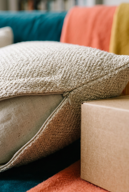 Textured Decorative Pillow Cover Set