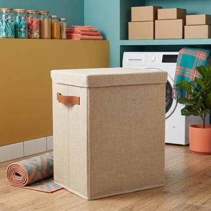 Lidded Foldable Laundry Hamper