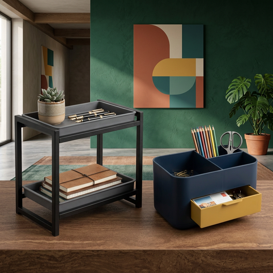 Desk and Vanity Organizer Duo